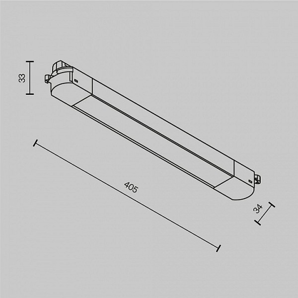 Накладной светильник Maytoni Technical Basis черный арт. TR000-1-12W4K-B_1