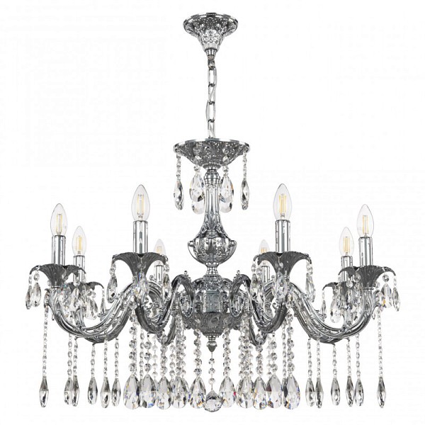Подвесная люстра Bohemia Ivele Crystal AL7901 никель арт. AL79101/8/250 A Ni
