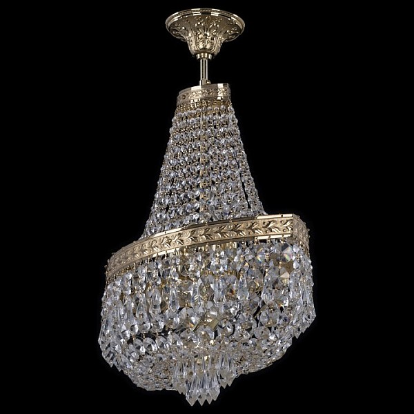 Светильник на штанге Bohemia Ivele Crystal 1927 золото арт. 19273/H1/45IV G
