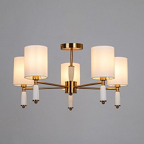 Люстра на штанге Arte Lamp WAVERLEY медь арт. A4102PL-5PB