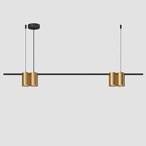 Подвесной светильник Denkirs Orbit золото арт. DK4061-BK+SG