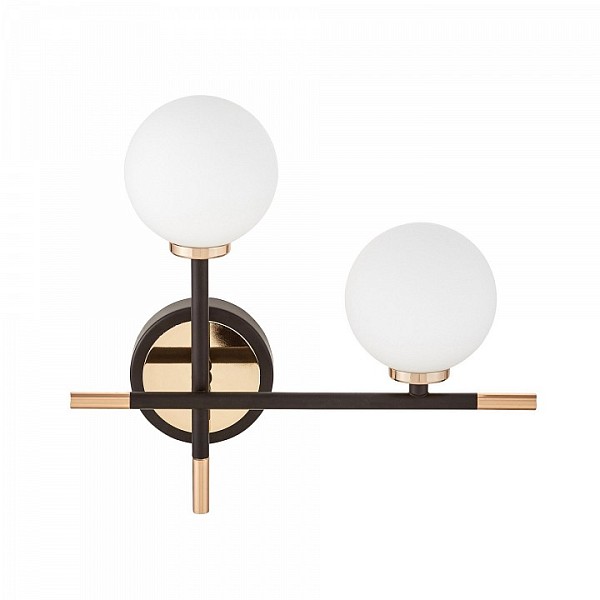 Бра LUMINA DECO Marsiada черный арт. LDW 6033N-2 RT BK+FGD