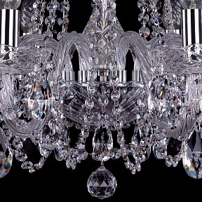 Подвесная люстра Bohemia Ivele Crystal 1402 металл арт. 1402/8/240/Ni