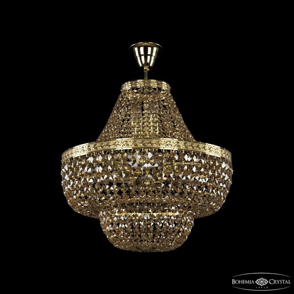 Потолочная люстра Bohemia Ivele Crystal 1910 золото арт. 19101/H1/45IV G R721