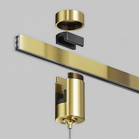 Подвес для трека Maytoni Technical Tau латунь арт. TRA154SW-1BS