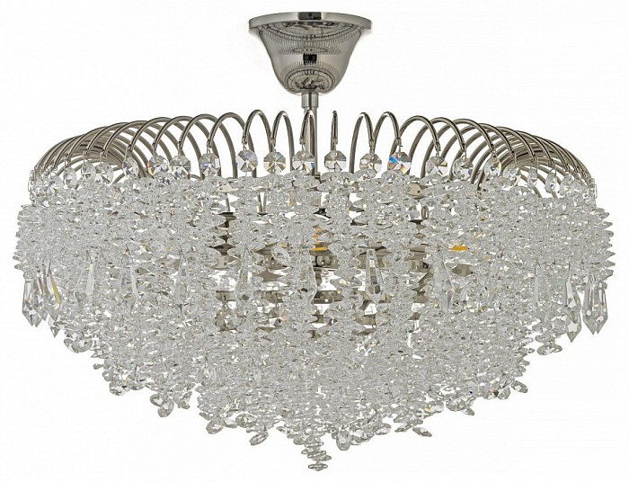 Люстра на штанге Arti Lampadari Delia Nickel серый арт. Delia E 1.3.40.105 N