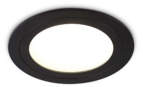 Встраиваемый светильник Ambrella Light TU черный арт. TU6604