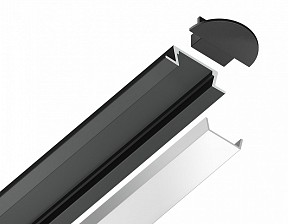 Профиль Ambrella Light GP черный арт. GP1001BK