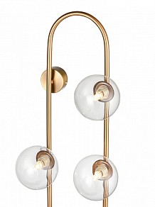 Накладной светильник Vele Luce Bianco золото арт. VL5714W11
