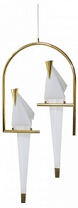 Подвесной светильник Moderli Birds желтый арт. V3071-2PL
