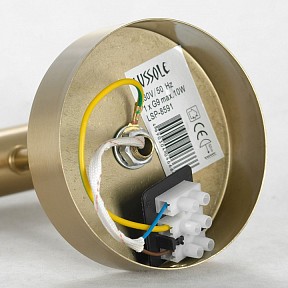 Бра Lussole Cleburne желтый арт. LSP-8591