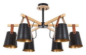 Люстра на штанге Arte Lamp Thomas черный арт. A7032PL-6BK