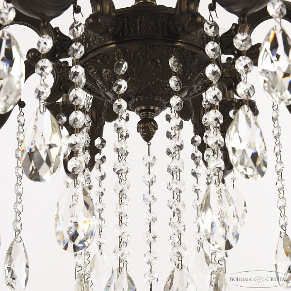 Подвесная люстра Bohemia Ivele Crystal AL7801 бронза арт. AL78101/8/210 B PD