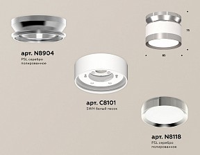 Накладной светильник Ambrella Light XS белый арт. XS8101055