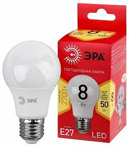 Лампа светодиодная Эра   арт. LED A55-8W-827-E27 R