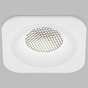 Встраиваемый светильник Elektrostandard Tetro белый арт. 15276/LED