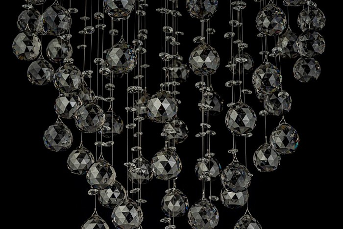 Люстра на штанге Arti Lampadari Flusso Nickel никель арт. Flusso H 1.4.45.617 N