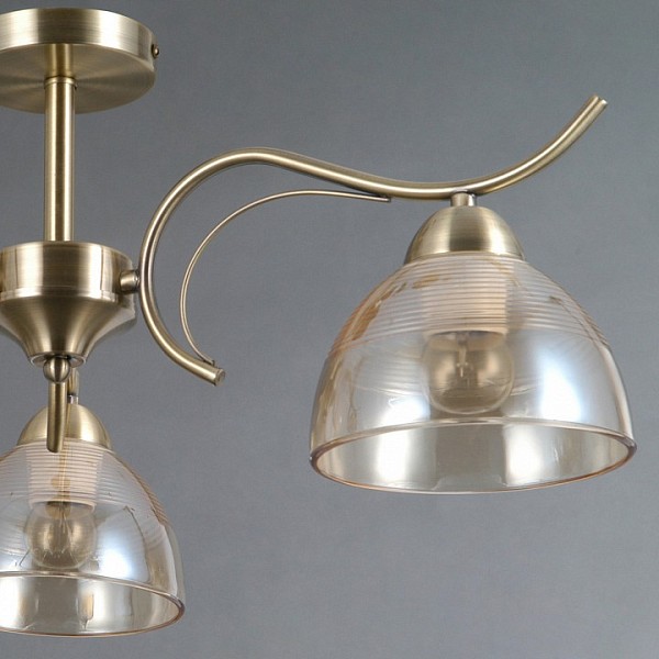 Люстра на штанге ILLUMICO AREZZO бронза арт. IL0733-3CSQ-25 AB AREZZO