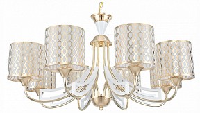 Подвесная люстра Arte Milano Florentia-3387 белый арт. 303387/8 Wh/Gd