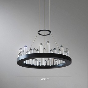 Подвесной светильник Imperiumloft QUARTZ черный арт. QUARTZ