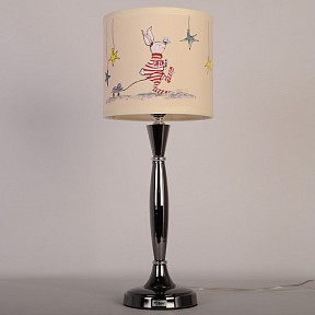 Настольная лампа декоративная Manne TL.7734-1BL черный арт. TL.7734-1BL (заяц с игрушкой) лампа настольная 1л