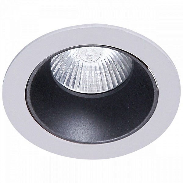 Встраиваемый светильник Reluce 16085 белый арт. 16085-9.0-001PT MR16 WT+ DARK GR