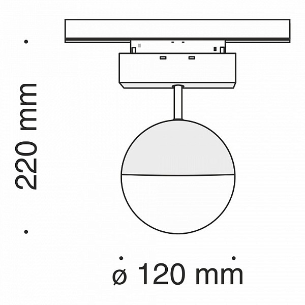 Светильник на штанге Maytoni Track lamps черный арт. TR017-2-10W3K-B