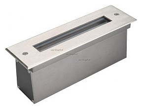 Грунтовый светильник Arlight LTD-LINE-TILT-S210-8W Warm3000 (SL, 120 deg, 230V) металл арт. 024944