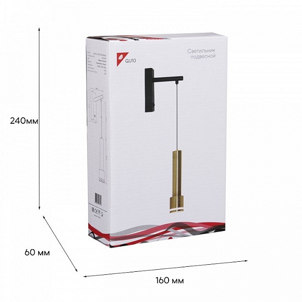 Бра Reluce 86211 черный арт. 86211-9.2-001LD GU10 BK+GD
