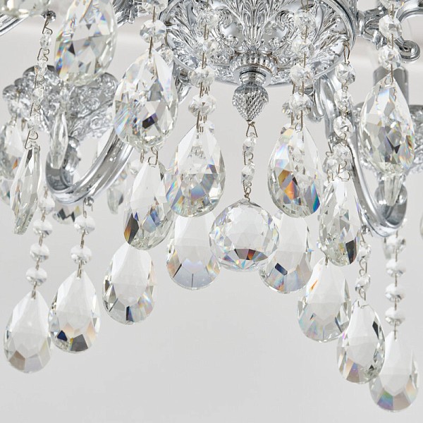Подвесная люстра Bohemia Ivele Crystal AL7801 никель арт. AL78101/8/250 A Ni