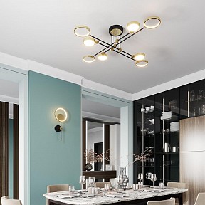 Люстра на штанге Odeon Light Denzel разноцветный арт. 4320/75CL