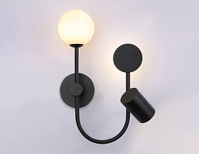 Бра с подсветкой Ambrella Light FL черный арт. FL66389