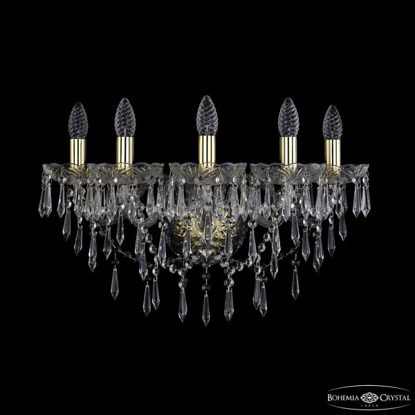 Бра Bohemia Ivele Crystal 1403 золото арт. 1403B/5/195/XL G