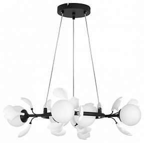 Подвесная люстра Lightstar Ceramo BW черный арт. 799067