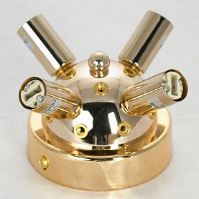 Потолочная люстра Lussole Davie желтый арт. LSP-8781