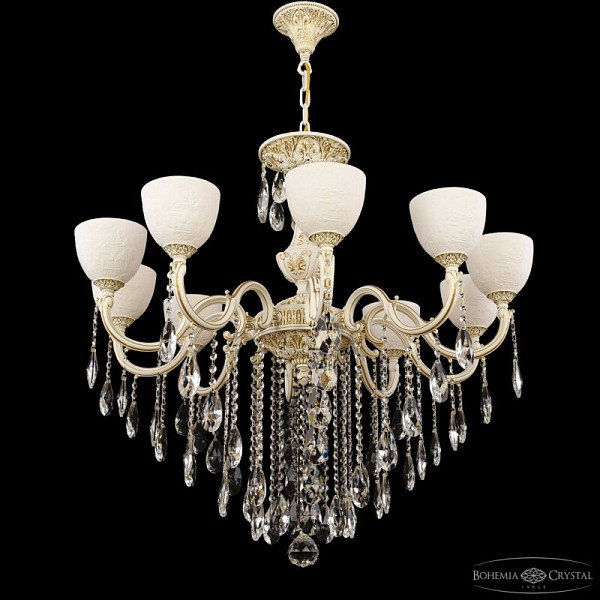 Подвесная люстра Bohemia Ivele Crystal AL7801 белый арт. AL78101/10/300 B WMG P1 U Pair