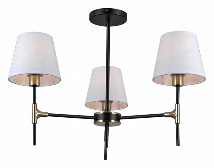 Люстра на штанге ILLUMICO CASTOR бронза арт. IL0185-3CSQ-24 BK AB CASTOR