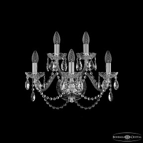 Бра Bohemia Ivele Crystal 1402 никель арт. 1402B/3+2/160 Ni