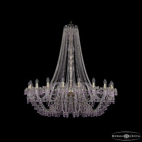 Подвесная люстра Bohemia Ivele Crystal 1410 золото арт. 1410/20/460/h-133 G V7010