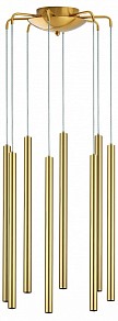 Подвесная люстра Lightstar Tubo золото арт. L8T747233