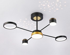 Люстра на штанге Ambrella Light FL золото арт. FL51632