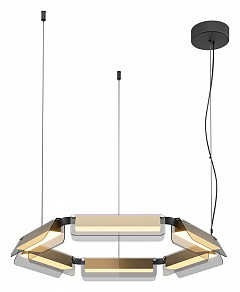 Подвесная люстра Maytoni Flat латунь арт. MOD296PL-L40BS3K