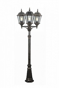 Фонарный столб Arte Lamp Genova черный арт. A1207PA-3BN