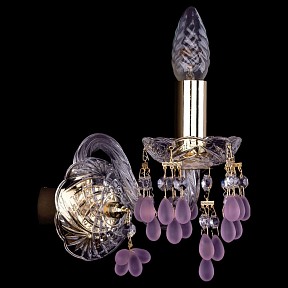 Бра Bohemia Ivele Crystal 1410 золото арт. 1410B/1/141/G/V7010