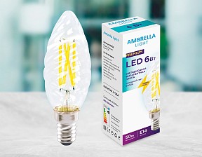 Лампа светодиодная Ambrella Light С37  арт. 202126