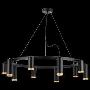 Подвесная люстра Lightstar Rullo черный арт. LR02037587540