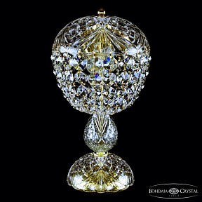 Настольная лампа декоративная Bohemia Ivele Crystal 1477 никель арт. 14771L1/22 Ni