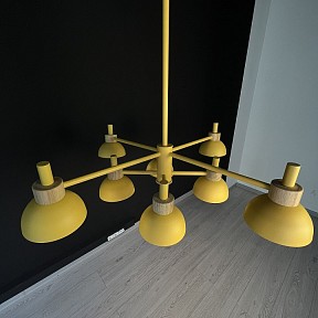 Люстра на штанге Imperiumloft Fanta A Lights Yellow желтый арт. FANTA_A01