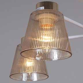 Люстра на штанге Reluce  белый арт. 20560-0.3-05 WH+FG