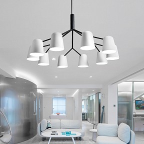 Подвесная люстра Imperiumloft Skym черный арт. SKYM01